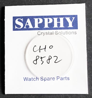 Chopard 8582 תיקון קריסטל